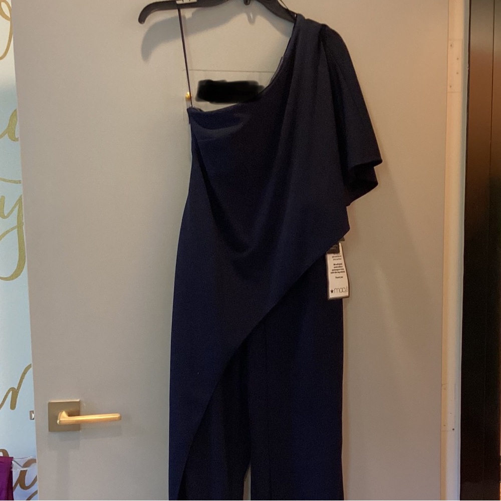 Navy blue romper
